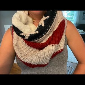 Fleece Lined Americana Infinity Scarf